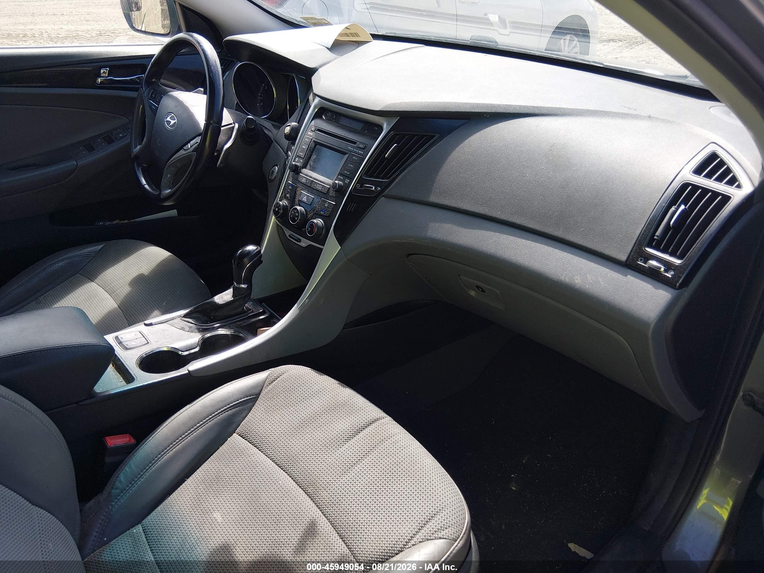2014 Hyundai Sonata Se Silver vin: 5NPEC4AC4EH811825
