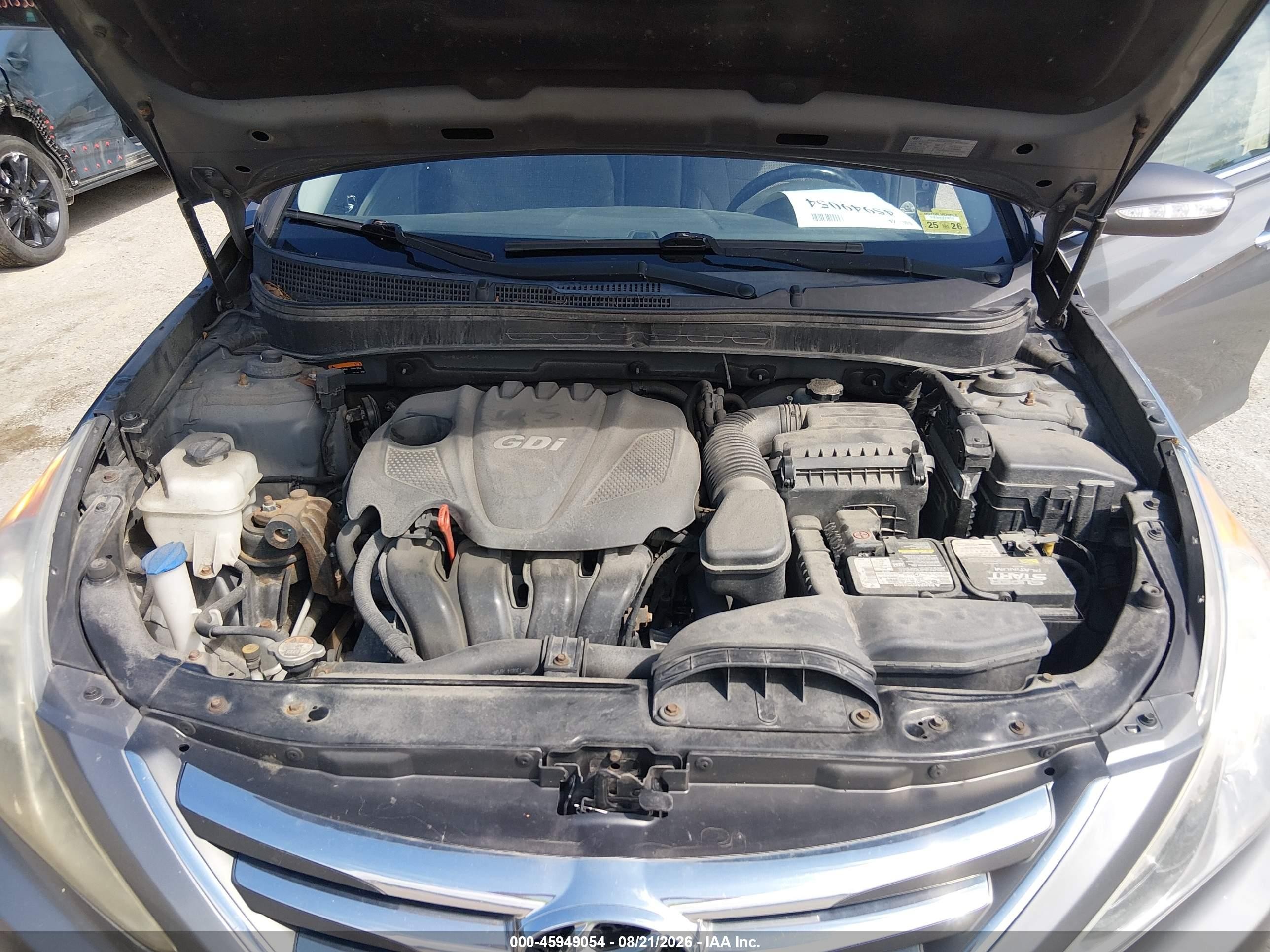 2014 Hyundai Sonata Se Silver vin: 5NPEC4AC4EH811825