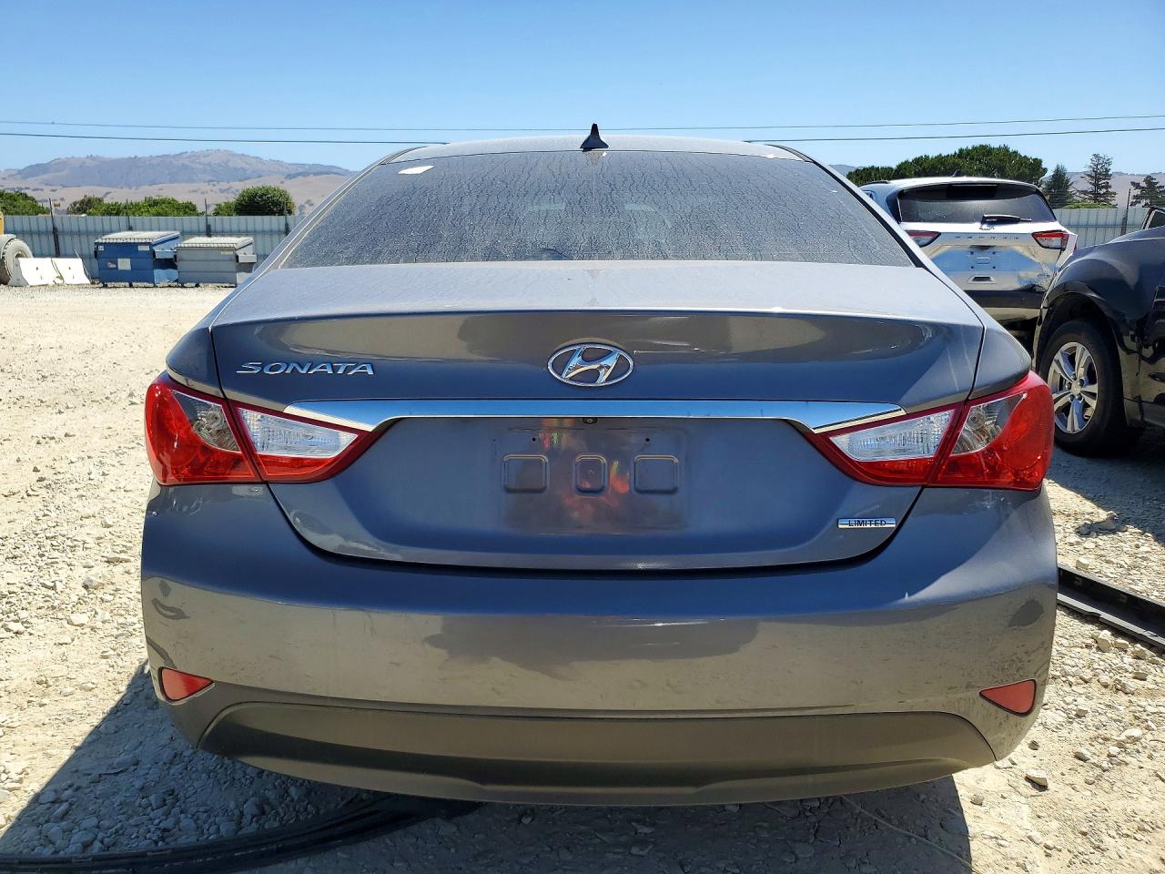 2014 Hyundai Sonata Limited Charcoal vin: 5NPEC4AC4EH814224