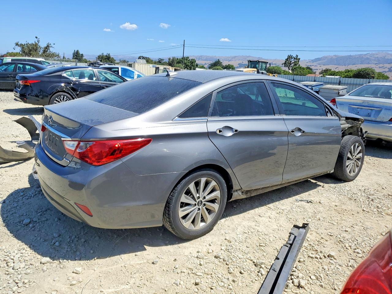 2014 Hyundai Sonata Limited Charcoal vin: 5NPEC4AC4EH814224