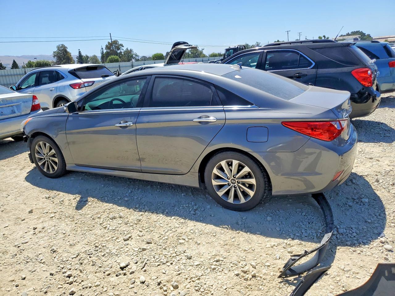 2014 Hyundai Sonata Limited Charcoal vin: 5NPEC4AC4EH814224