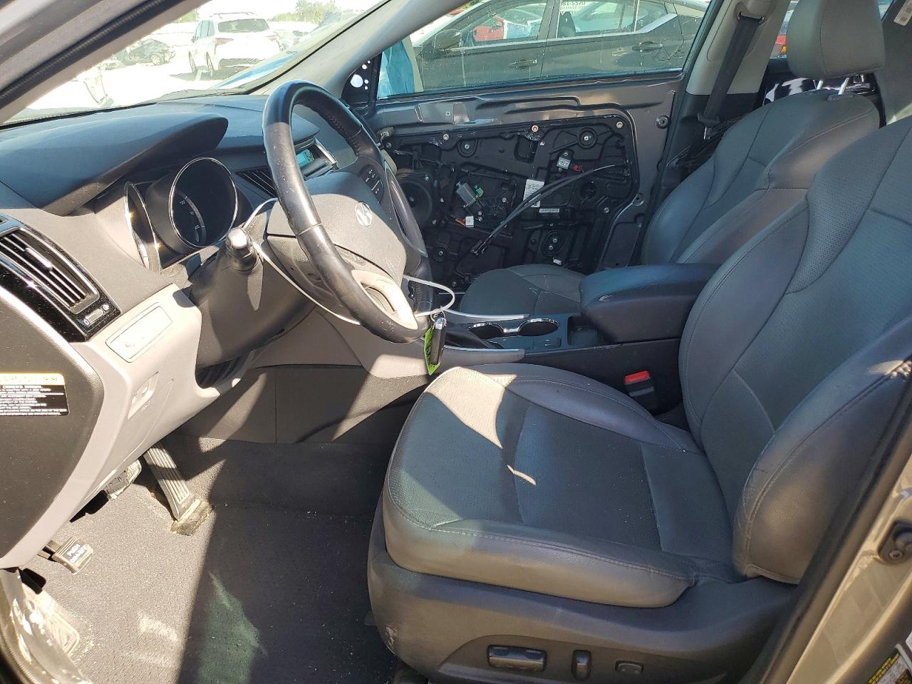 2014 Hyundai Sonata Limited Charcoal vin: 5NPEC4AC4EH814224