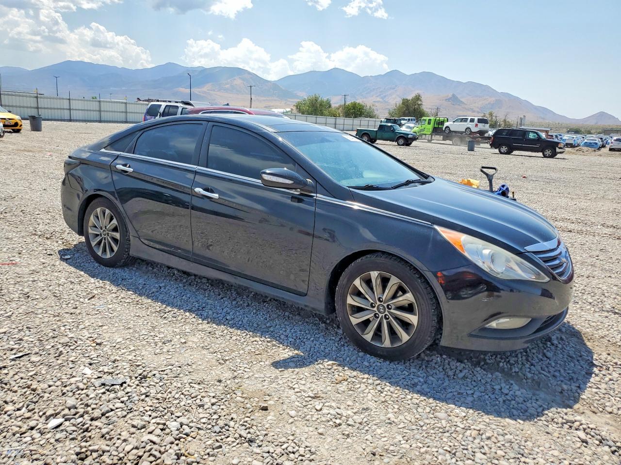 2014 Hyundai Sonata Limited Black vin: 5NPEC4AC4EH823098