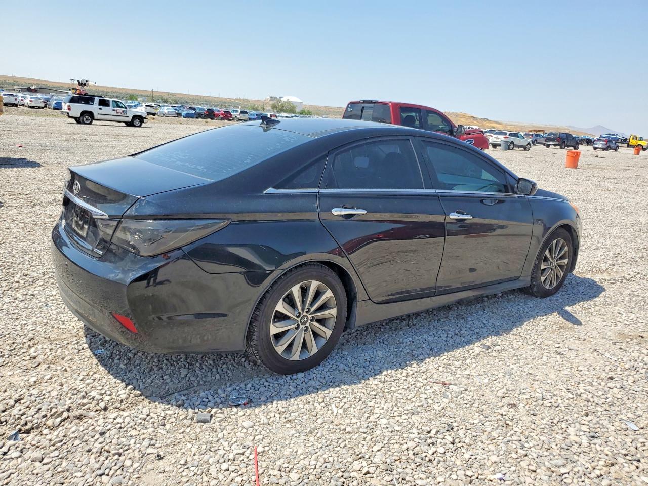 2014 Hyundai Sonata Limited Black vin: 5NPEC4AC4EH823098