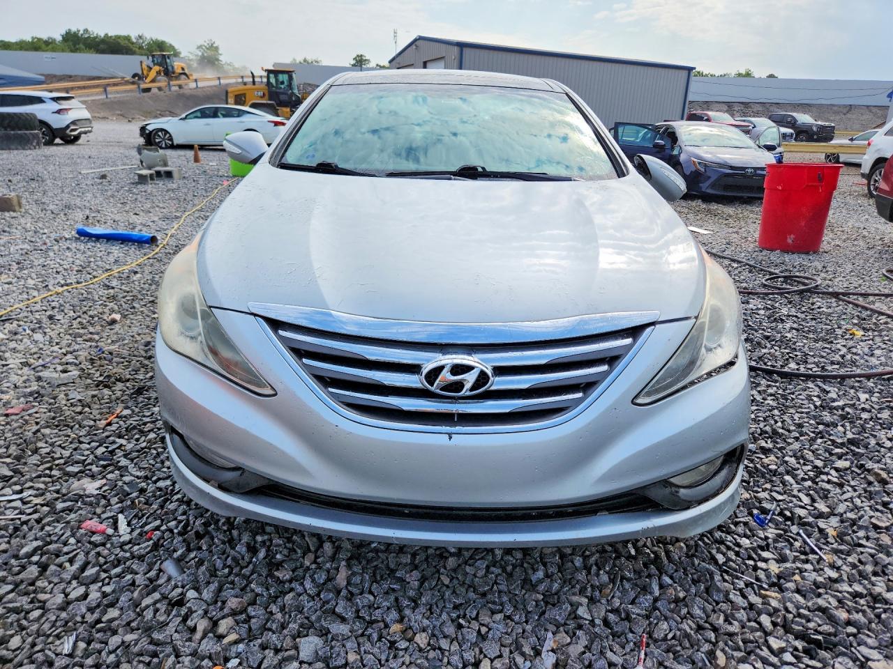 2014 Hyundai Sonata Limited Silver vin: 5NPEC4AC4EH825580