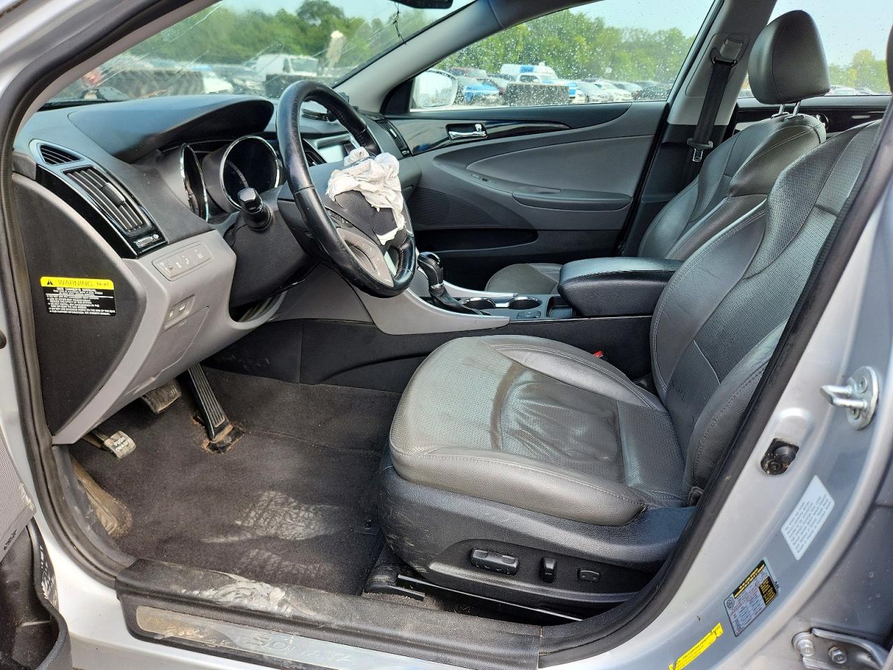 2014 Hyundai Sonata Limited Silver vin: 5NPEC4AC4EH825580