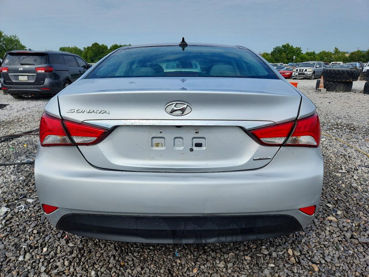 2014 Hyundai Sonata Limited Silver vin: 5NPEC4AC4EH825580