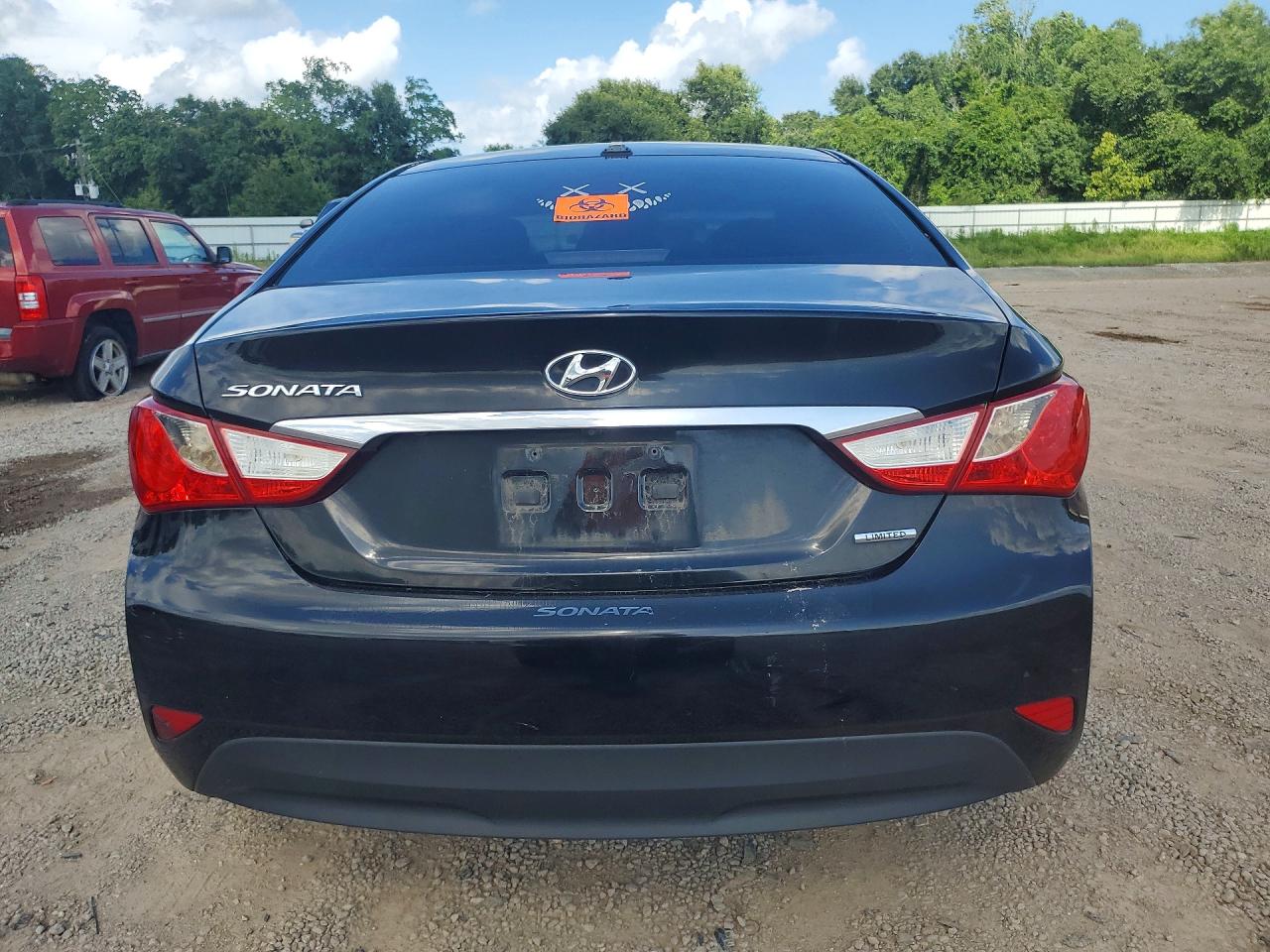 2014 Hyundai Sonata Limited Black vin: 5NPEC4AC4EH842184