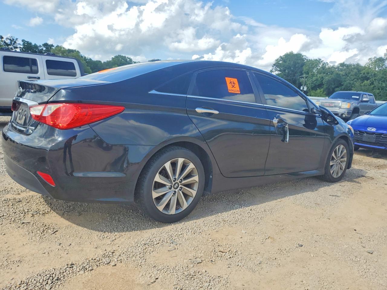 2014 Hyundai Sonata Limited Black vin: 5NPEC4AC4EH842184