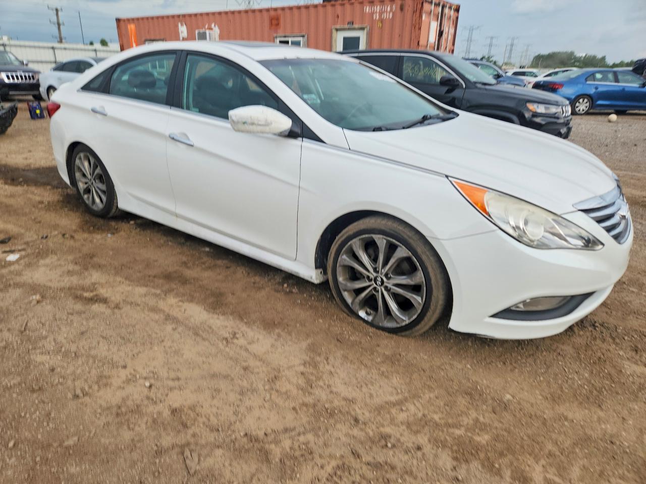 2014 Hyundai Sonata Se White vin: 5NPEC4AC4EH849992