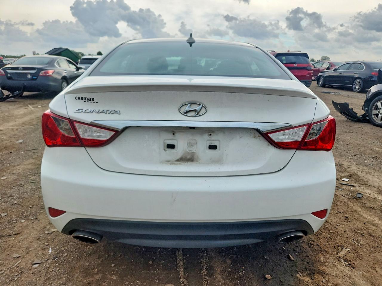2014 Hyundai Sonata Se White vin: 5NPEC4AC4EH849992
