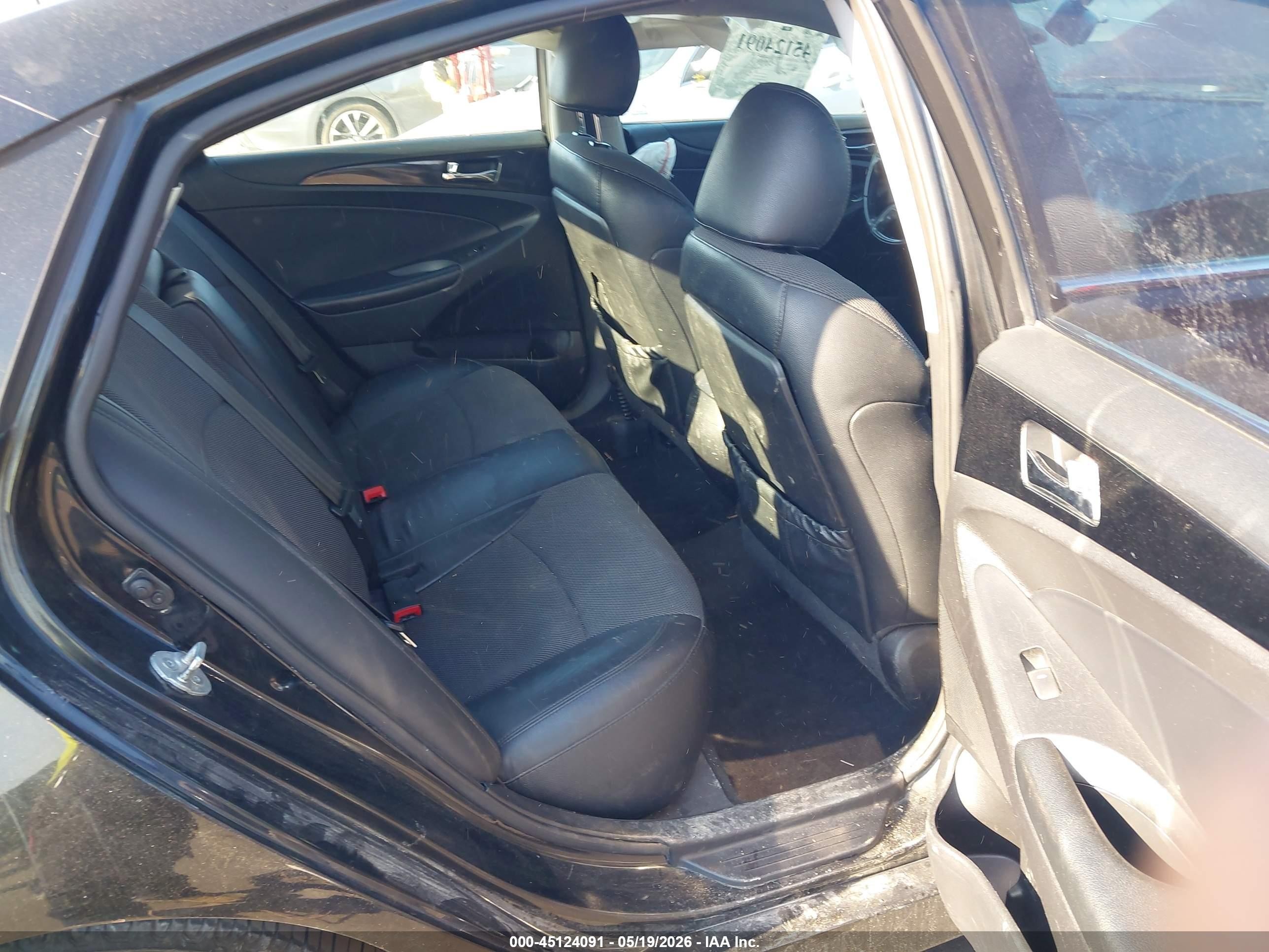 2014 Hyundai Sonata Se Black vin: 5NPEC4AC4EH877730