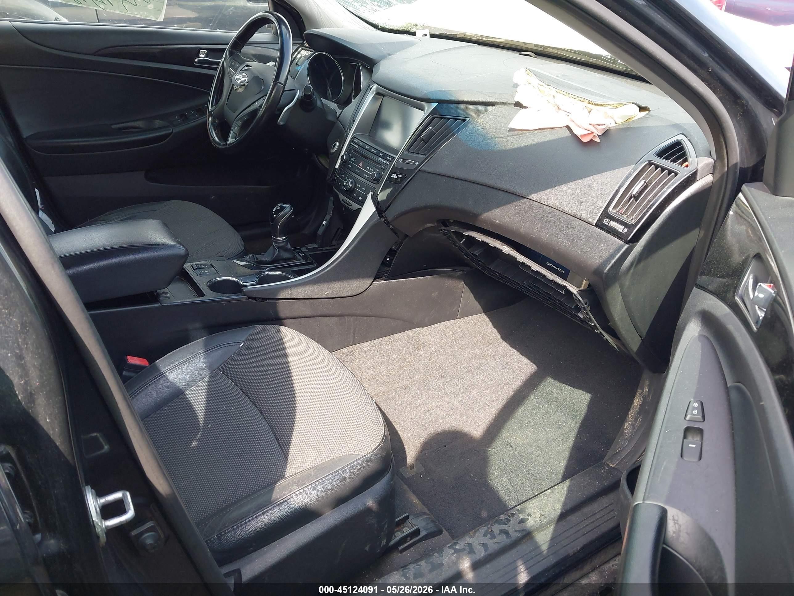 2014 Hyundai Sonata Se Black vin: 5NPEC4AC4EH877730