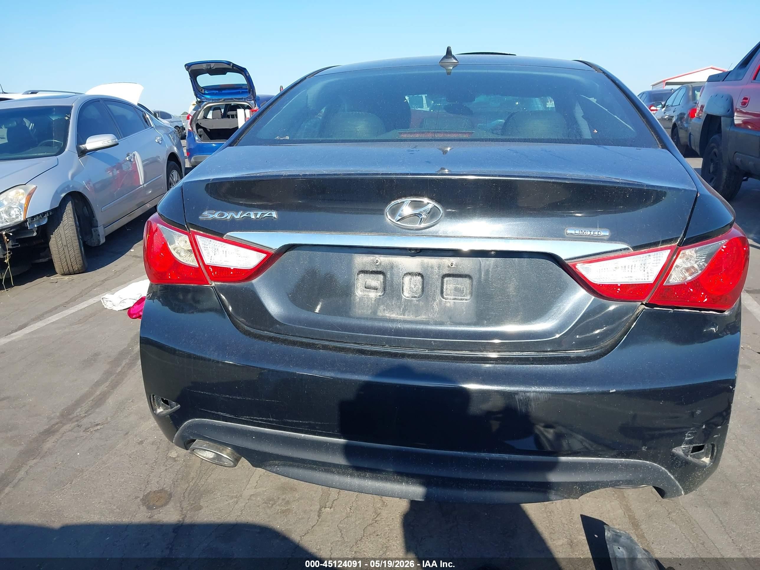 2014 Hyundai Sonata Se Black vin: 5NPEC4AC4EH877730