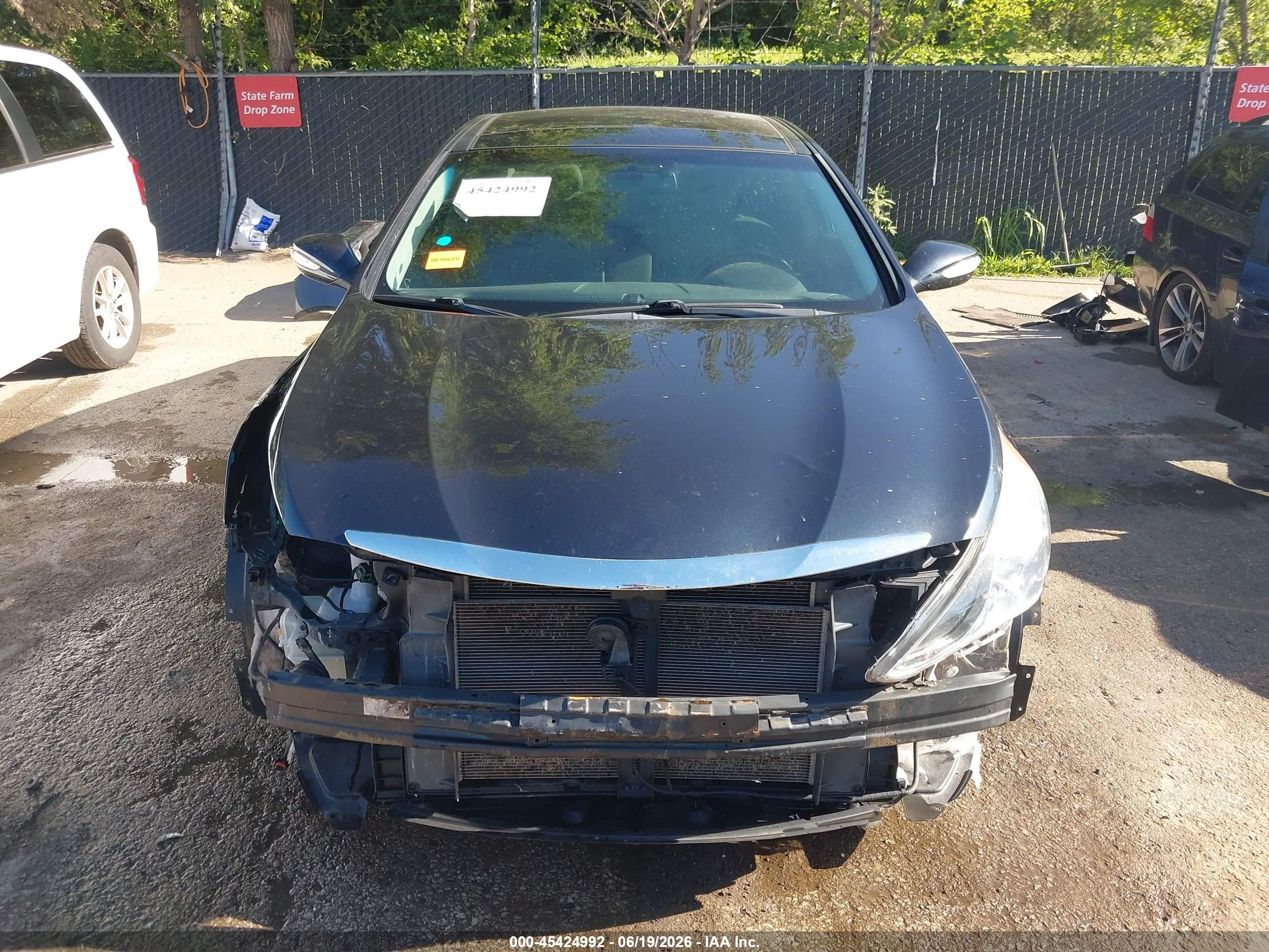 2014 Hyundai Sonata Limited Gray vin: 5NPEC4AC4EH921810
