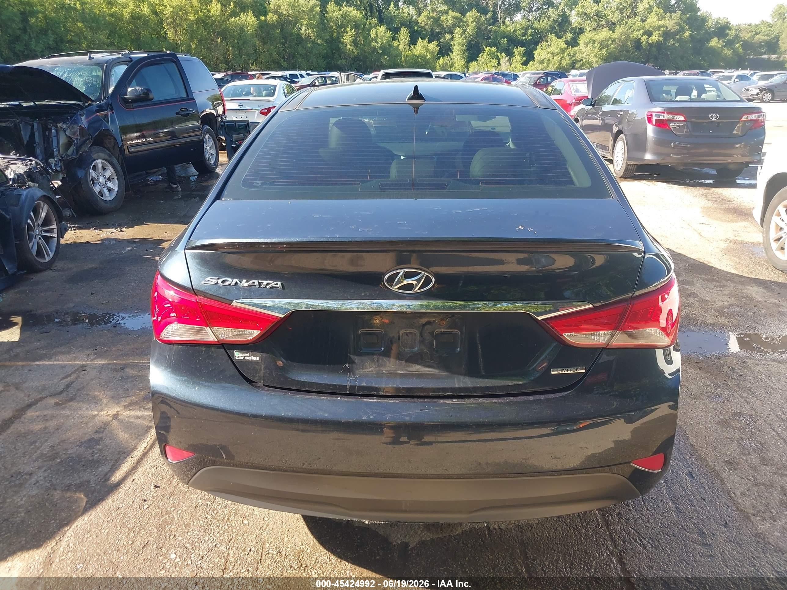 2014 Hyundai Sonata Limited Gray vin: 5NPEC4AC4EH921810