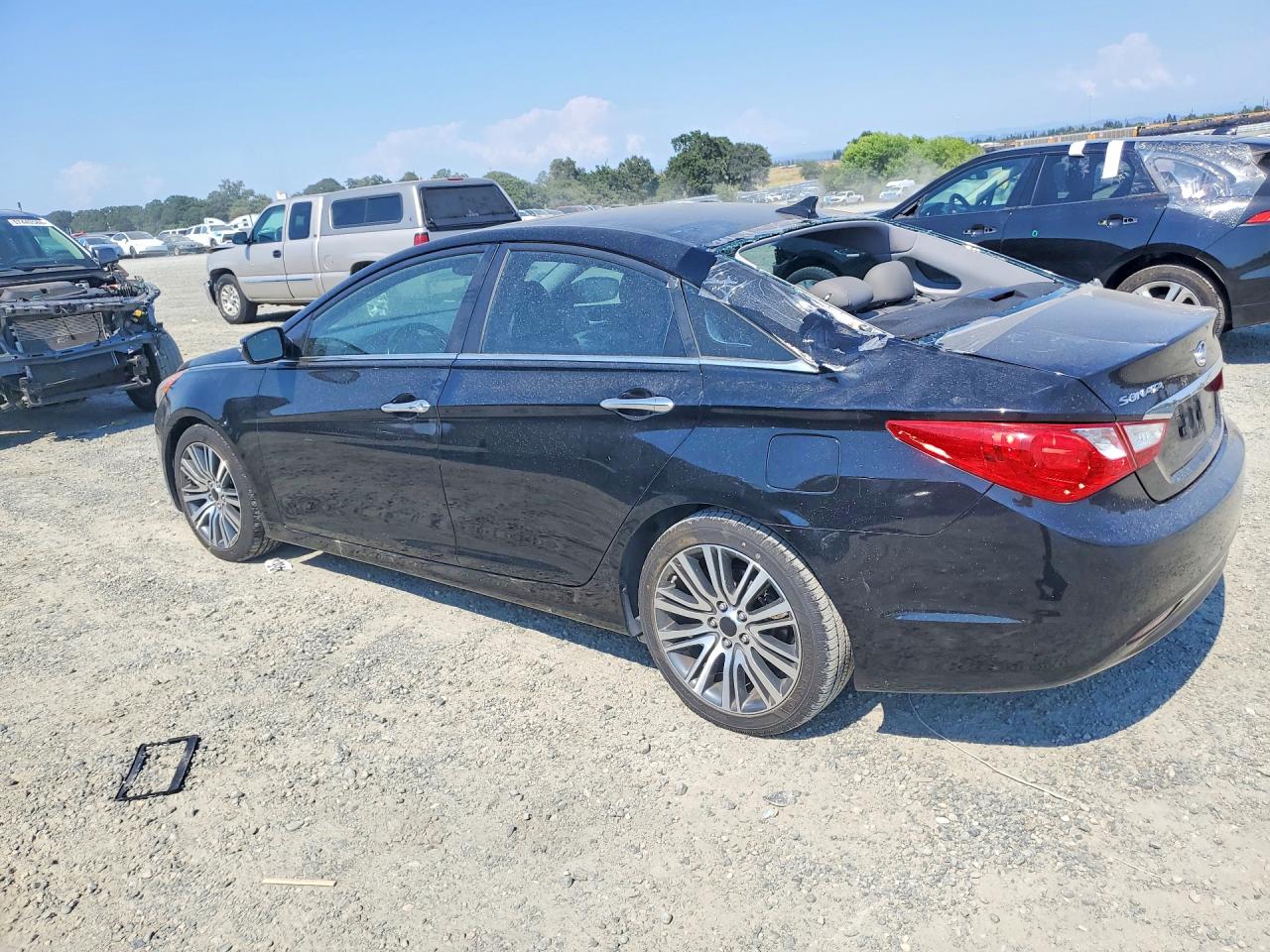 2011 Hyundai Sonata Limited Black vin: 5NPEC4AC5BH002250