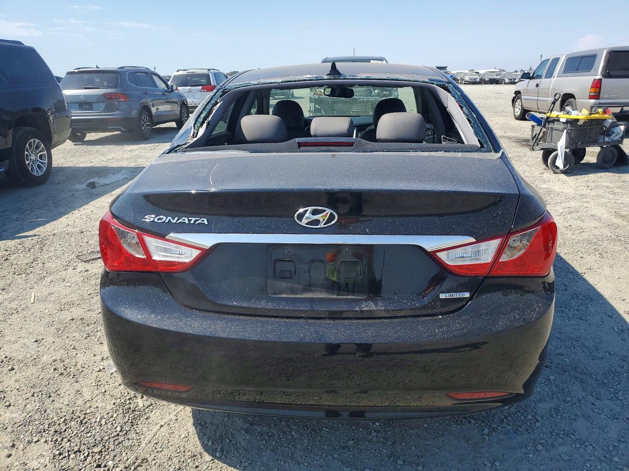 2011 Hyundai Sonata Limited Black vin: 5NPEC4AC5BH002250