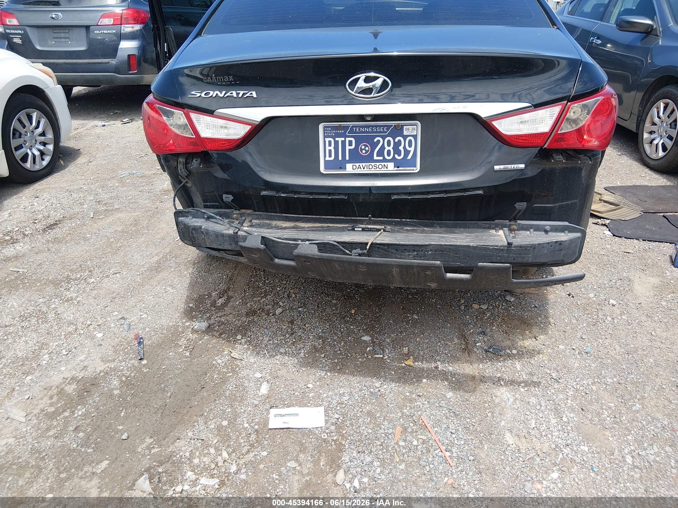 2011 Hyundai Sonata Limited Black vin: 5NPEC4AC5BH016407