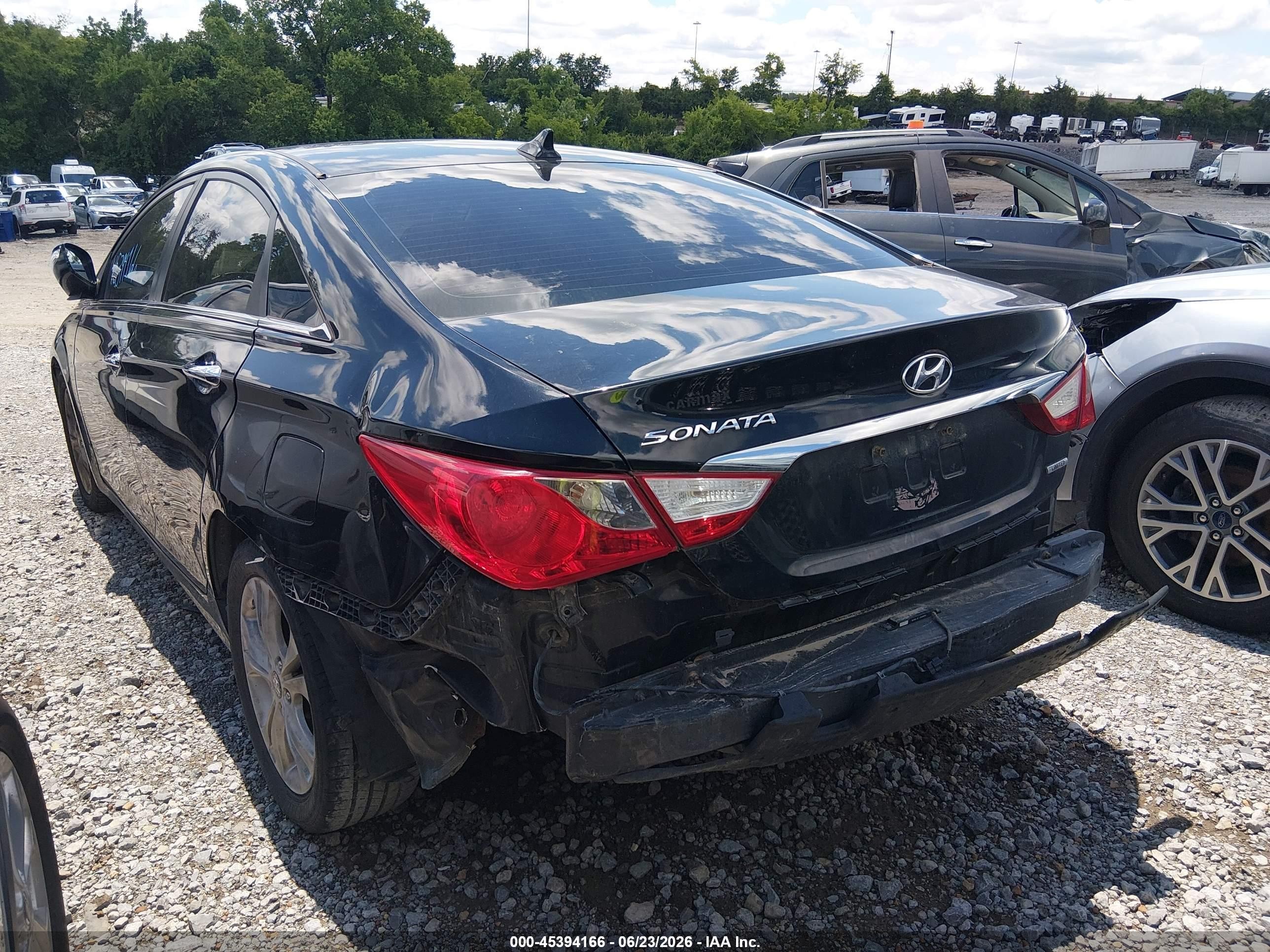 2011 Hyundai Sonata Limited Black vin: 5NPEC4AC5BH016407