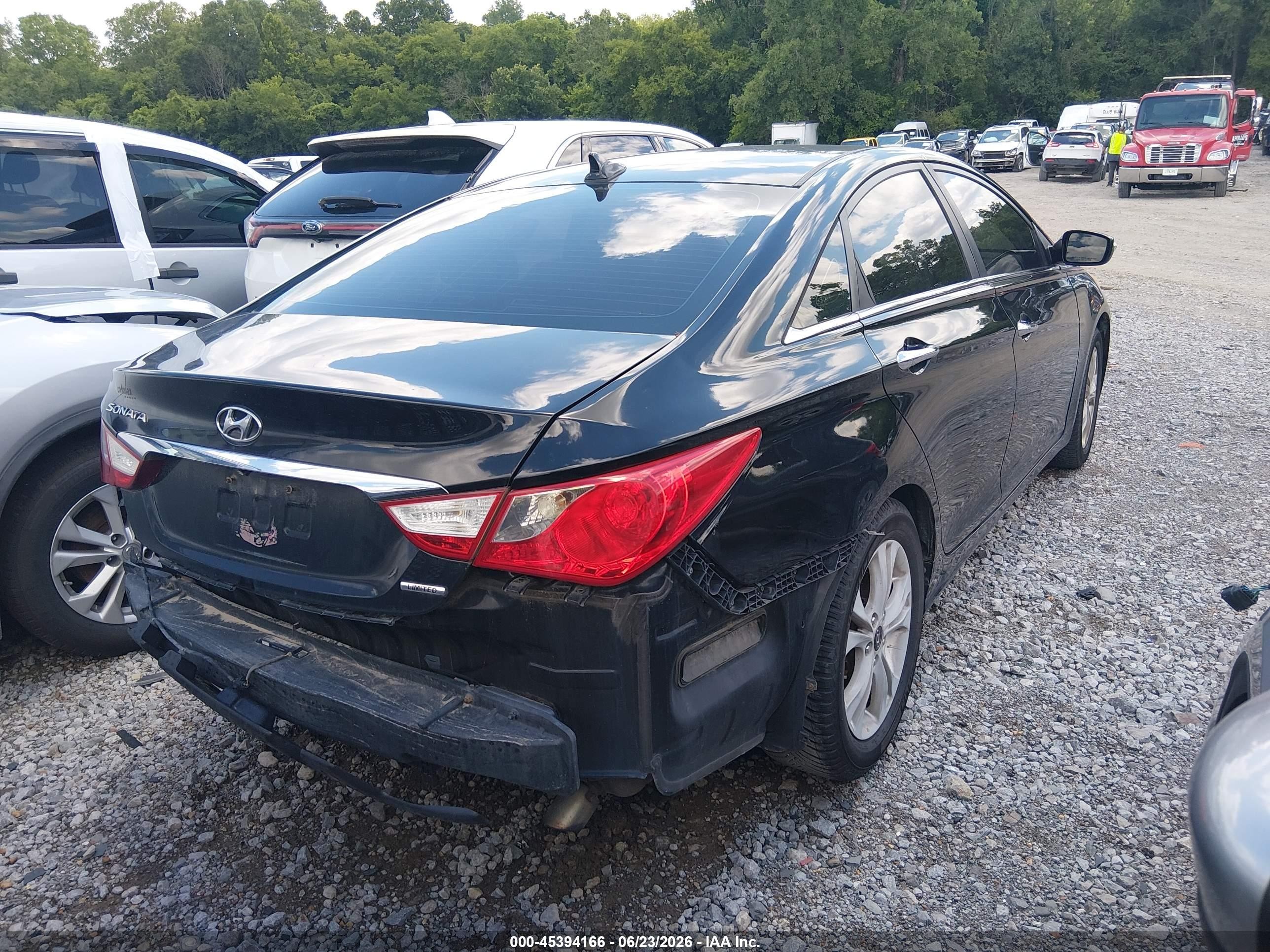 2011 Hyundai Sonata Limited Black vin: 5NPEC4AC5BH016407