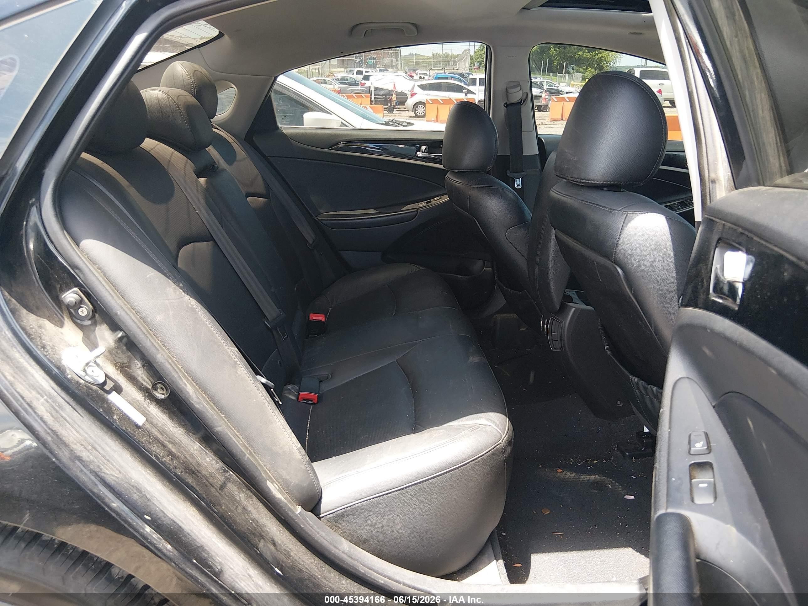 2011 Hyundai Sonata Limited Black vin: 5NPEC4AC5BH016407