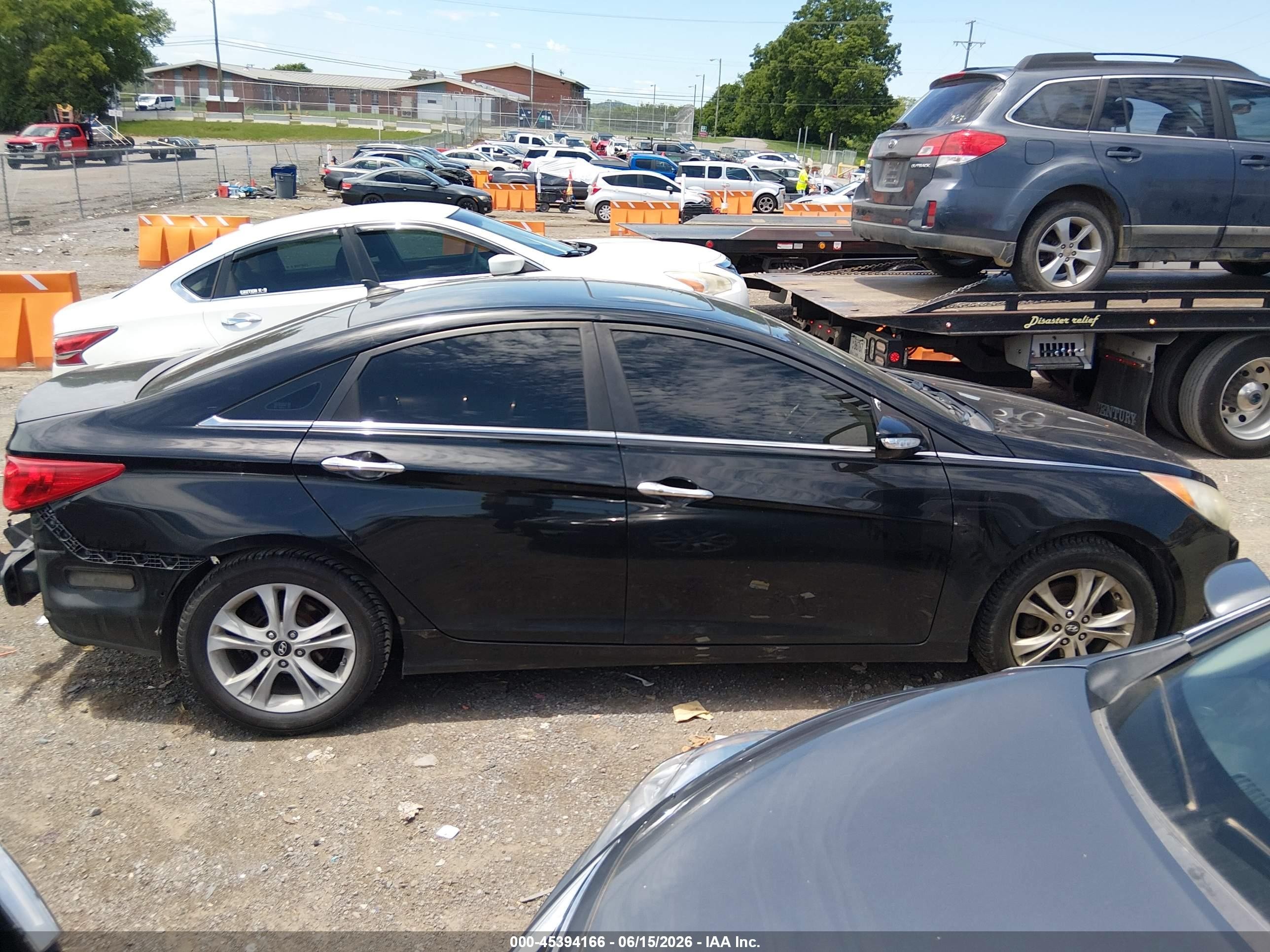 2011 Hyundai Sonata Limited Black vin: 5NPEC4AC5BH016407
