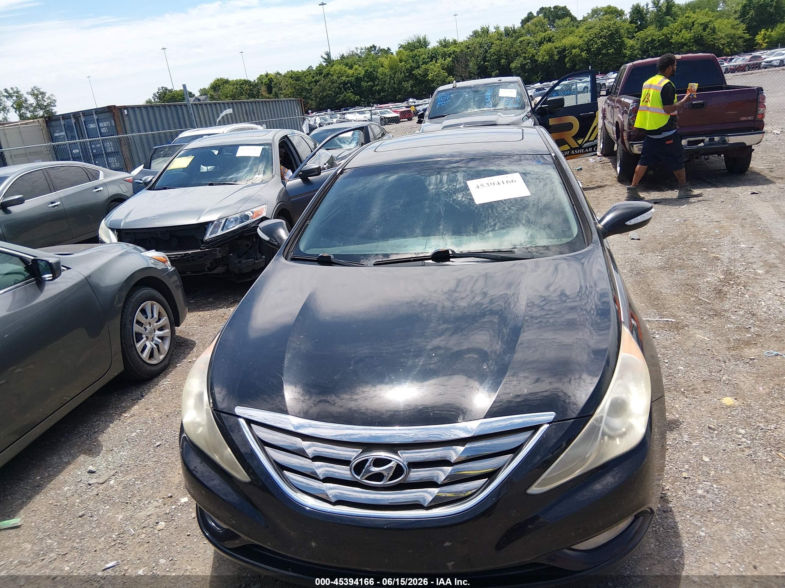 2011 Hyundai Sonata Limited Black vin: 5NPEC4AC5BH016407