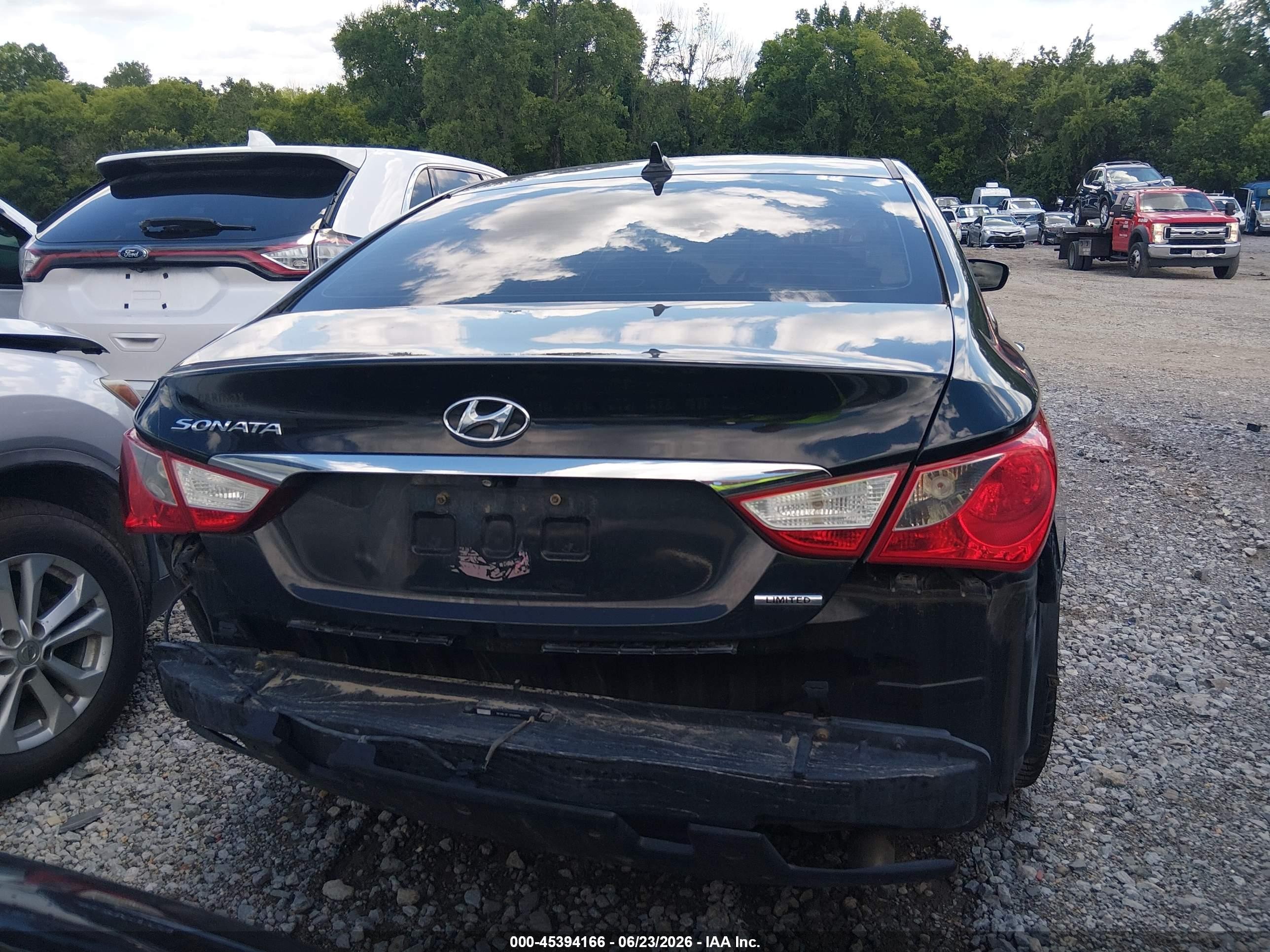 2011 Hyundai Sonata Limited Black vin: 5NPEC4AC5BH016407