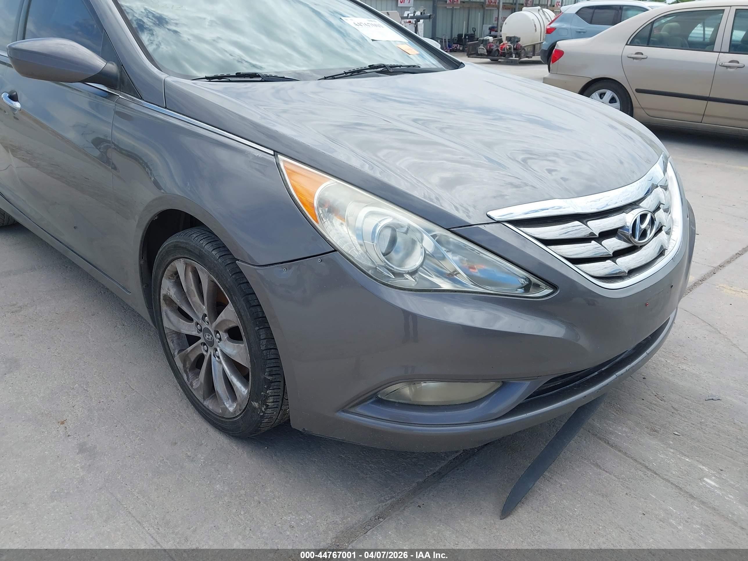 2011 Hyundai Sonata Se Серый vin: 5NPEC4AC5BH020313