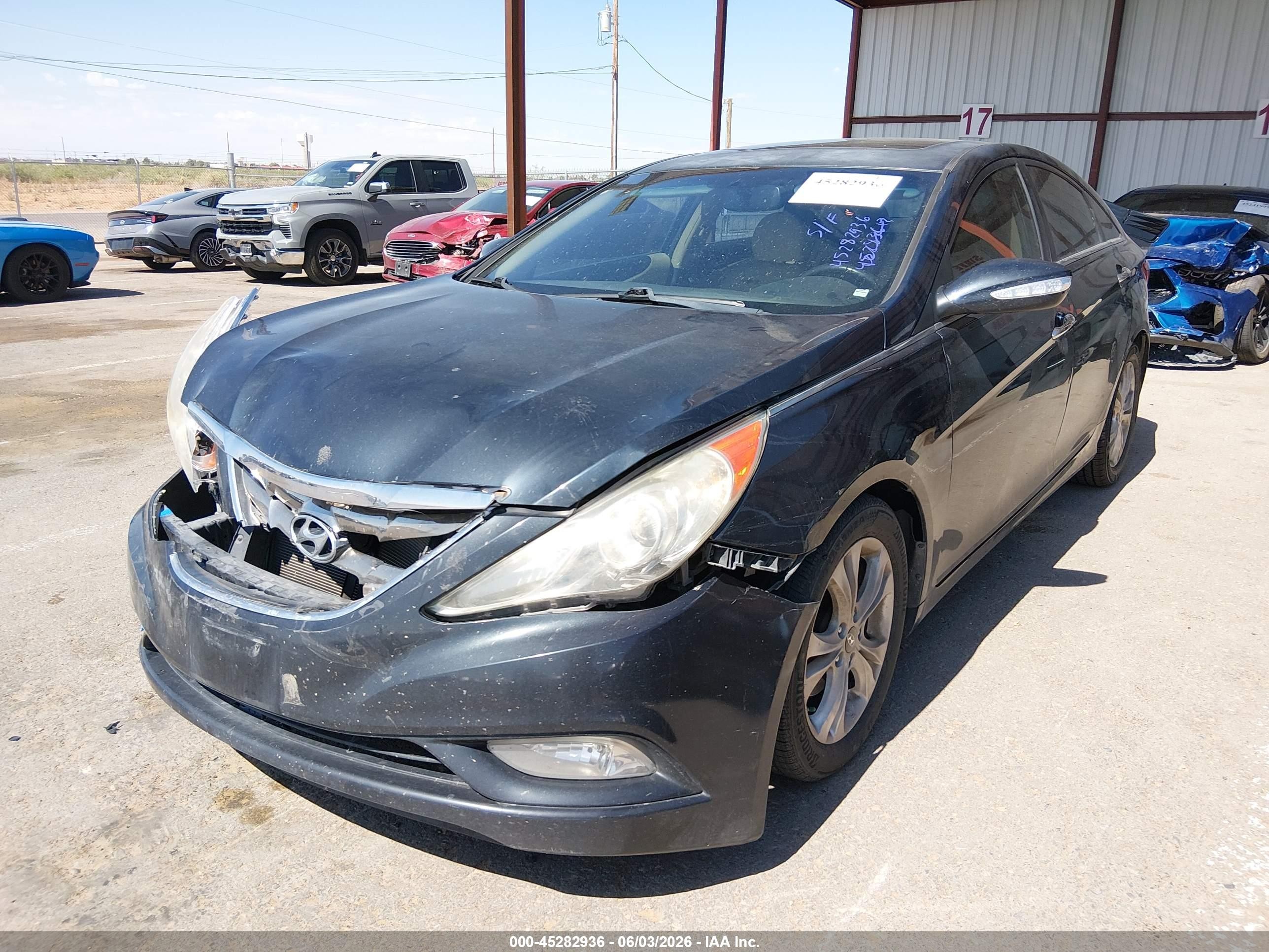 2011 Hyundai Sonata Limited Dark Blue vin: 5NPEC4AC5BH048306
