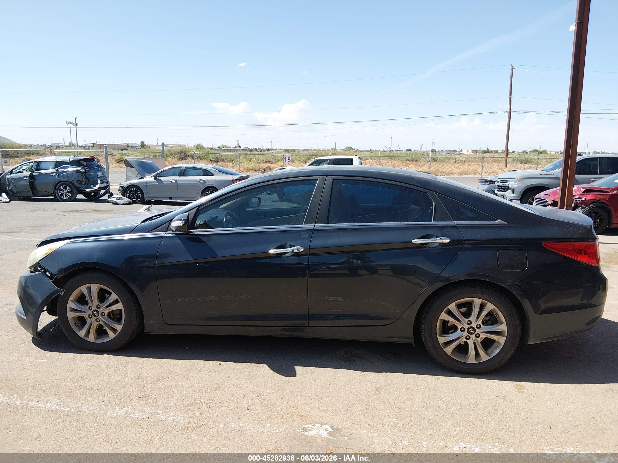 2011 Hyundai Sonata Limited Dark Blue vin: 5NPEC4AC5BH048306
