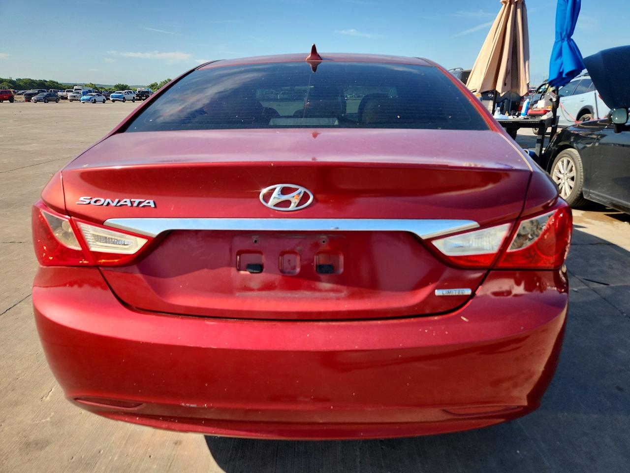 2011 Hyundai Sonata Limited Бордовый vin: 5NPEC4AC5BH060116