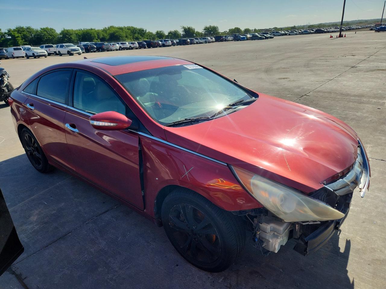 2011 Hyundai Sonata Limited Бордовый vin: 5NPEC4AC5BH060116