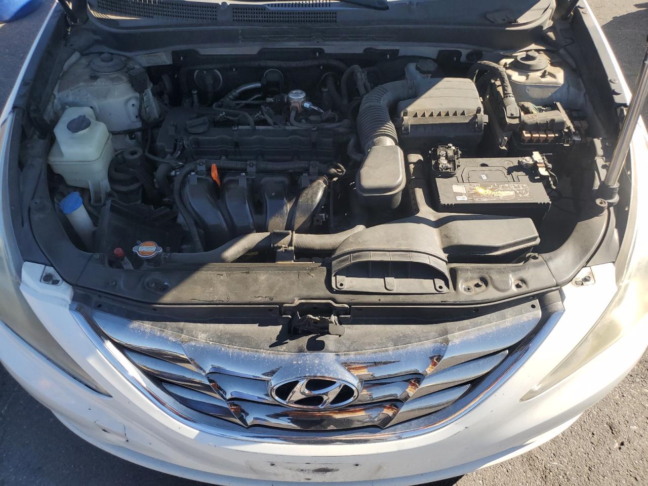 2011 Hyundai Sonata Se White vin: 5NPEC4AC5BH061766