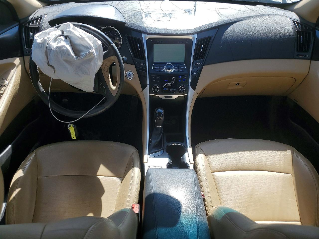 2011 Hyundai Sonata Limited Beige vin: 5NPEC4AC5BH062271