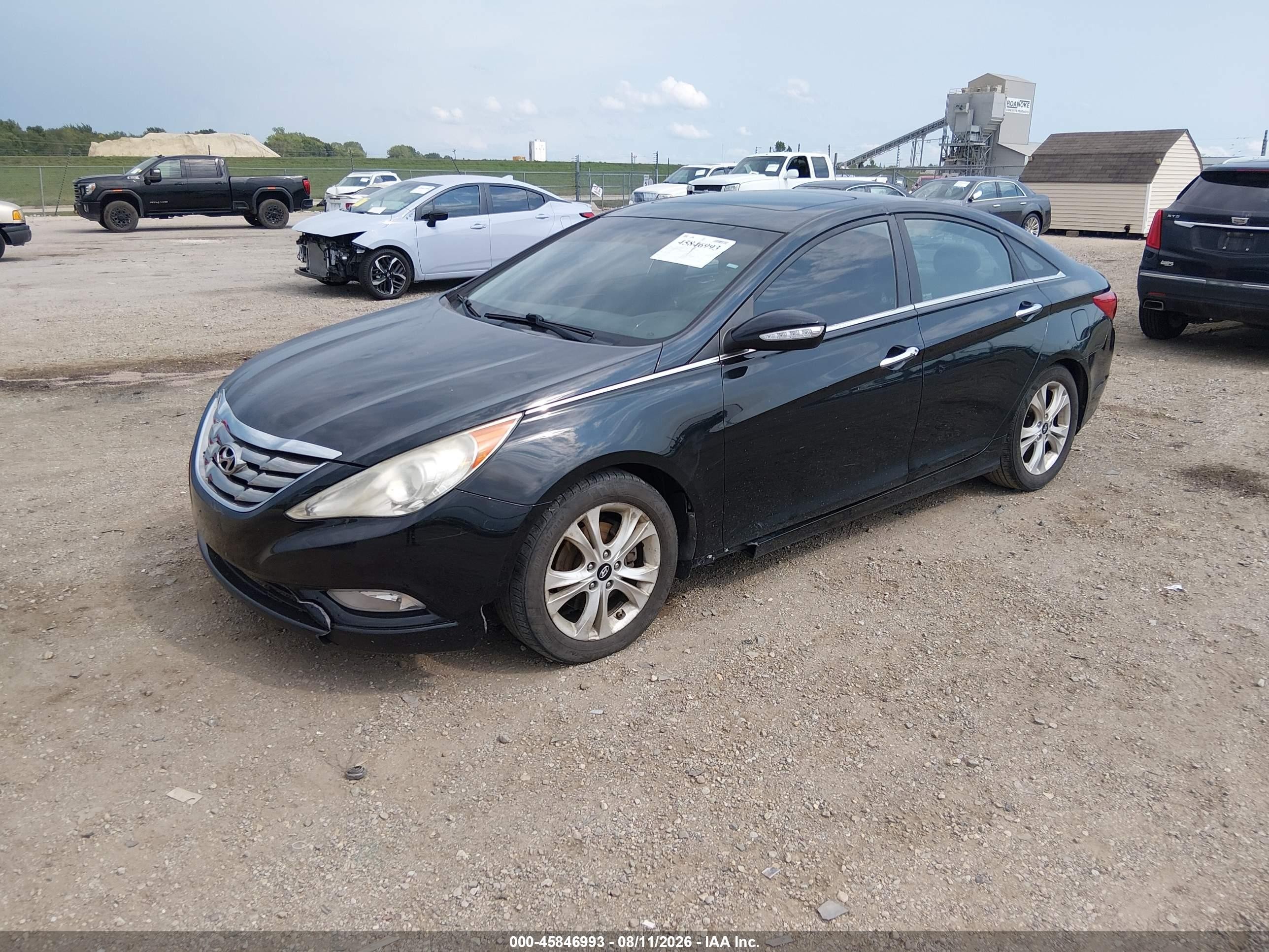 2011 Hyundai Sonata Limited Black vin: 5NPEC4AC5BH074257