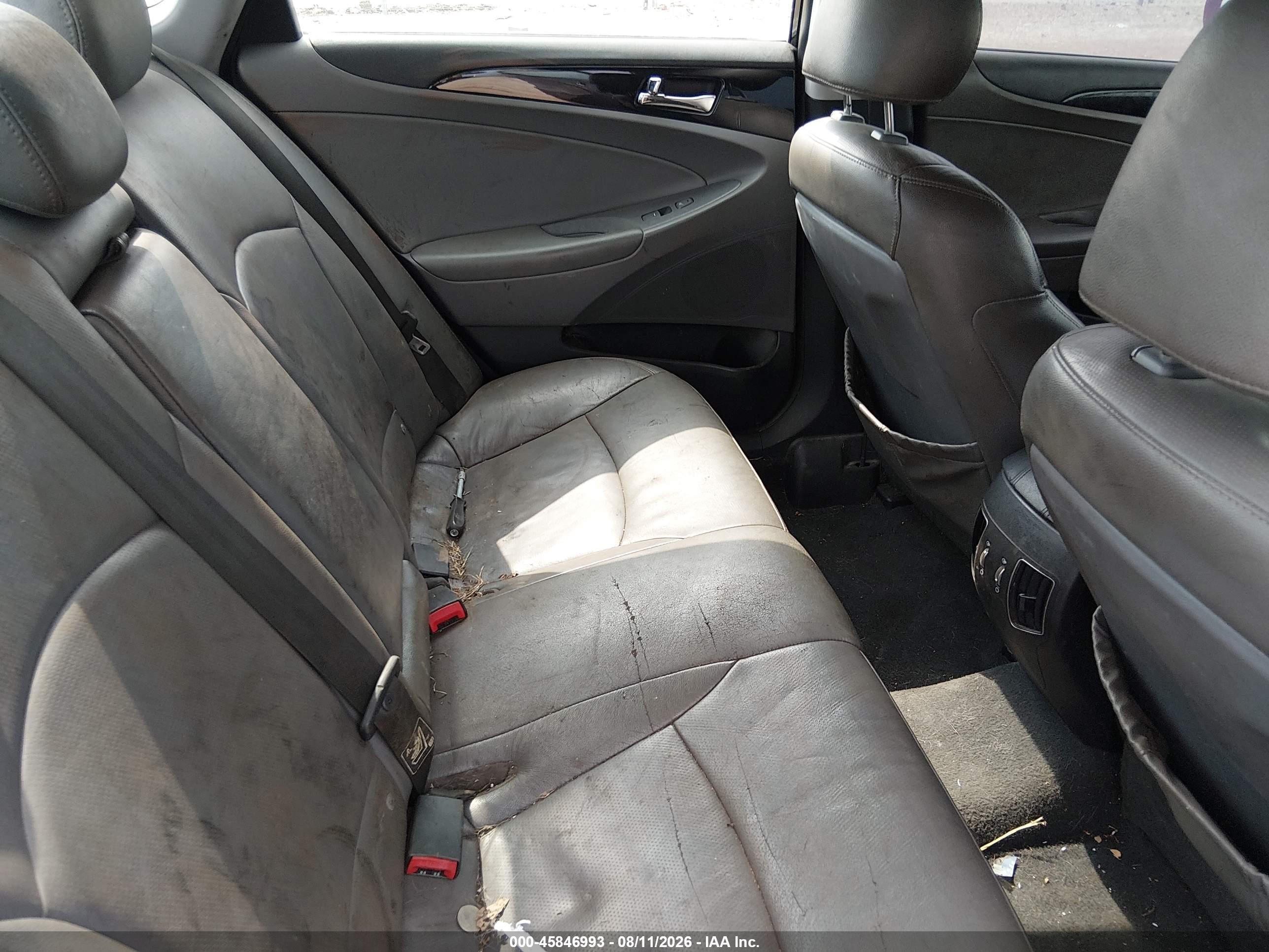 2011 Hyundai Sonata Limited Black vin: 5NPEC4AC5BH074257
