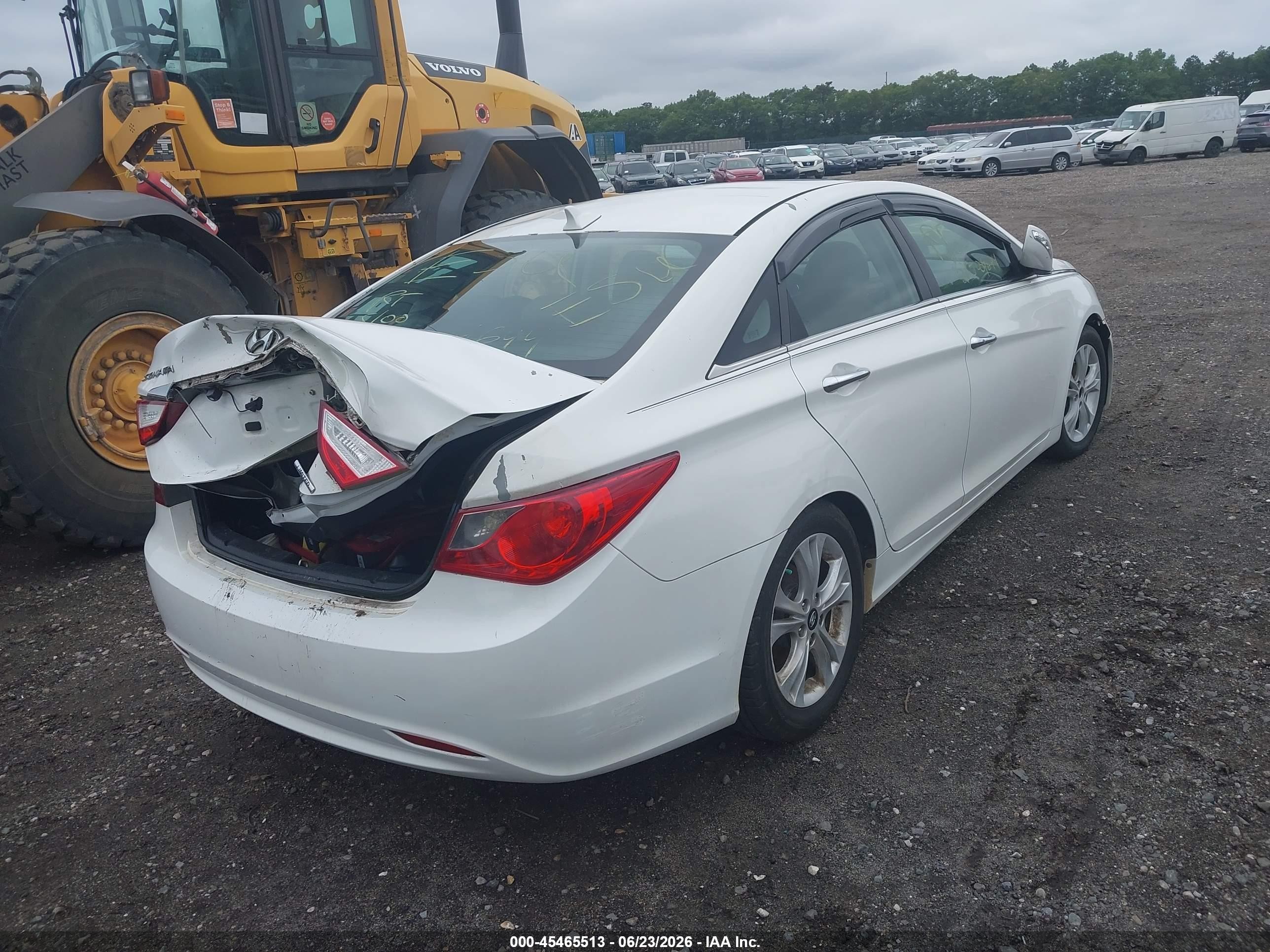 2011 Hyundai Sonata Limited White vin: 5NPEC4AC5BH079765