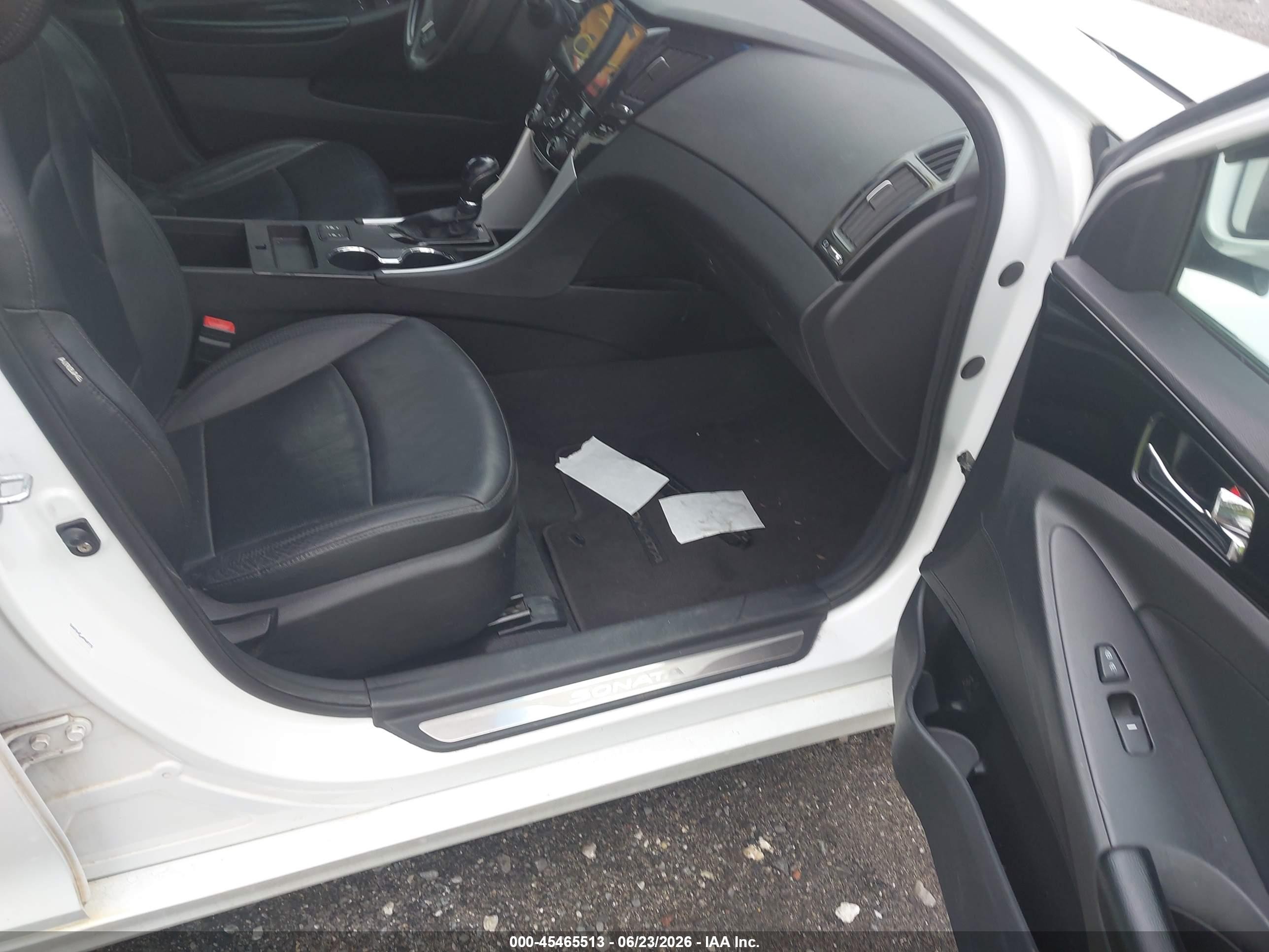 2011 Hyundai Sonata Limited White vin: 5NPEC4AC5BH079765