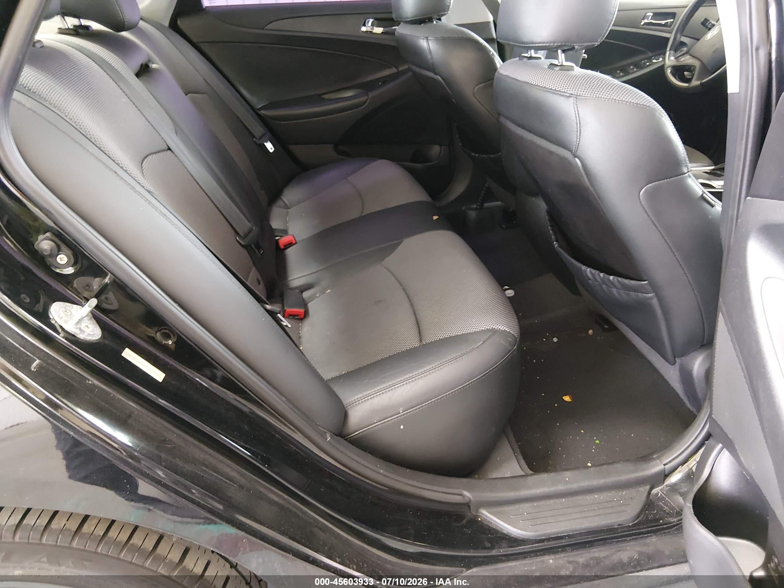2011 Hyundai Sonata Se Черный vin: 5NPEC4AC5BH098168