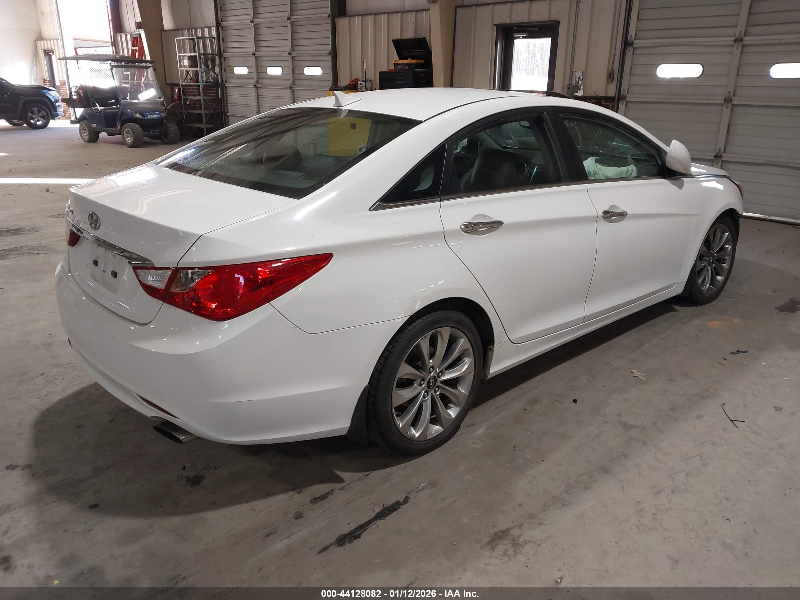 2011 Hyundai Sonata Se/limited White vin: 5NPEC4AC5BH106883