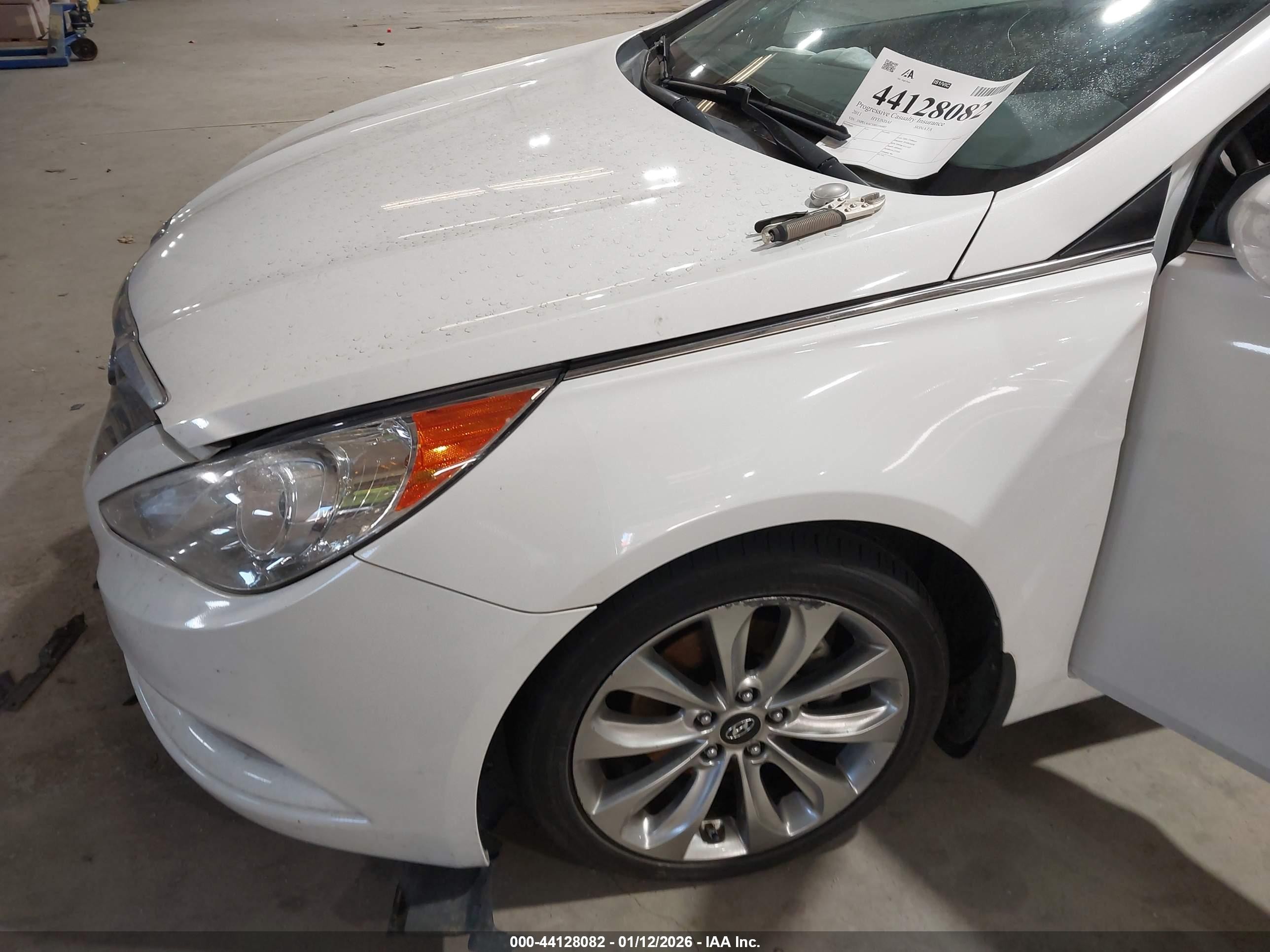2011 Hyundai Sonata Se/limited White vin: 5NPEC4AC5BH106883