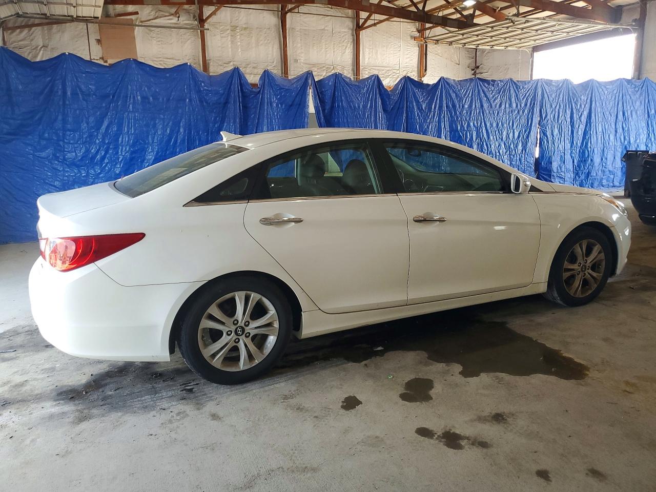 2011 Hyundai Sonata Limited White vin: 5NPEC4AC5BH118645