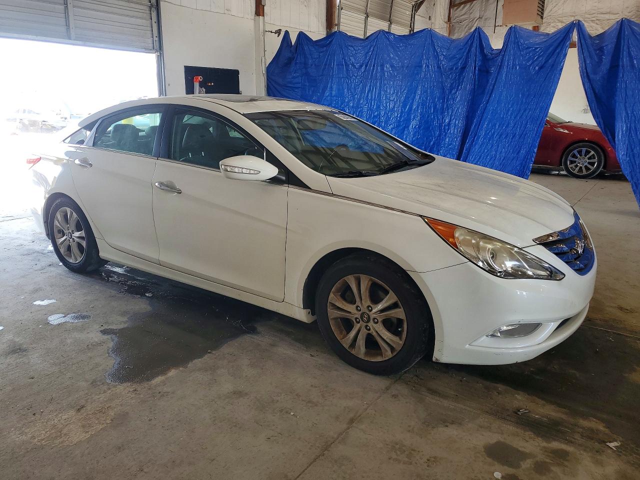 2011 Hyundai Sonata Limited White vin: 5NPEC4AC5BH118645