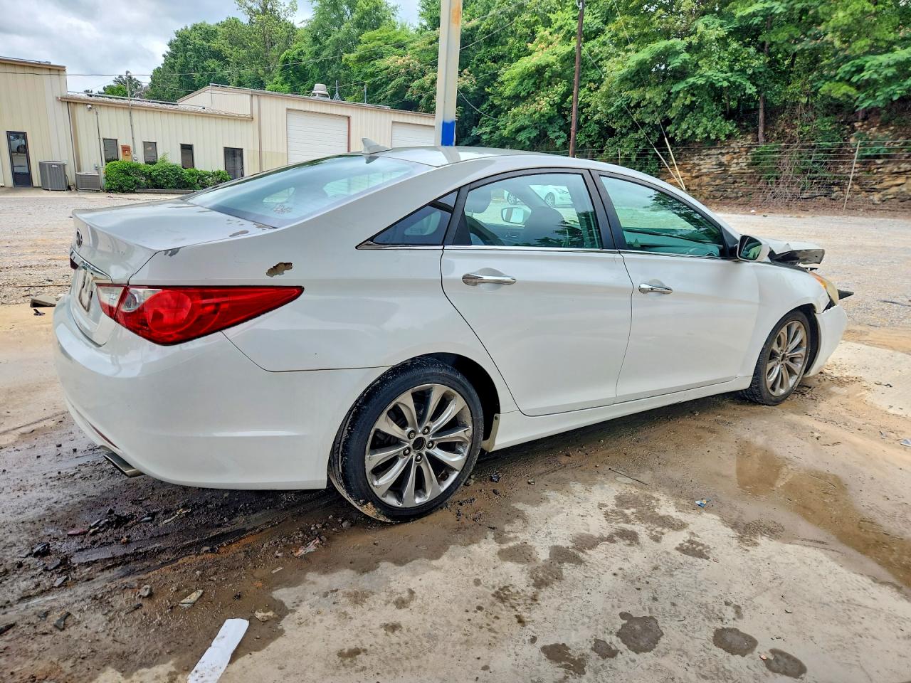 2011 Hyundai Sonata Se White vin: 5NPEC4AC5BH122808