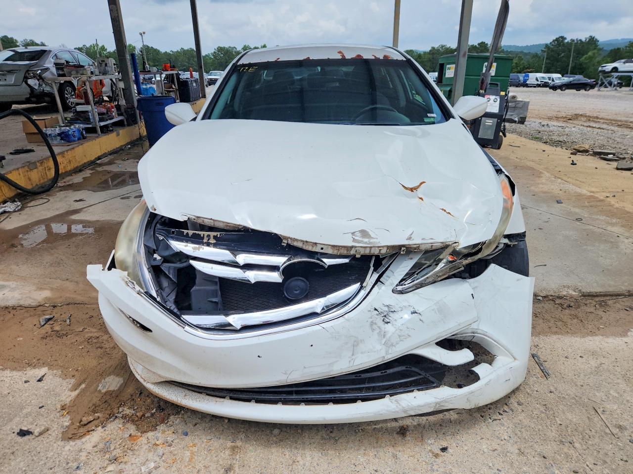 2011 Hyundai Sonata Se White vin: 5NPEC4AC5BH122808