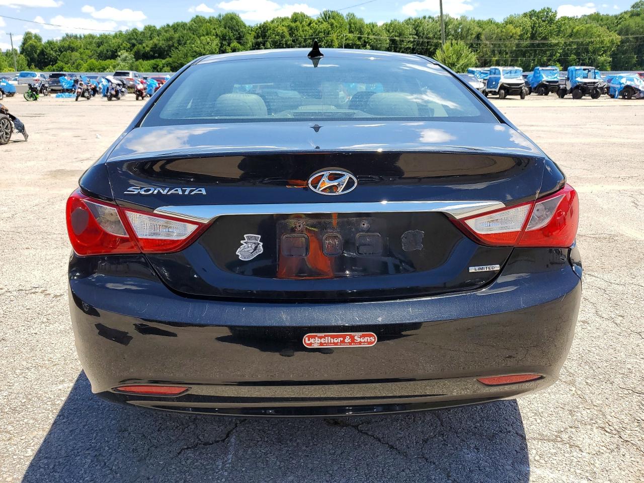2011 Hyun Sonata Черный vin: 5NPEC4AC5BH129774