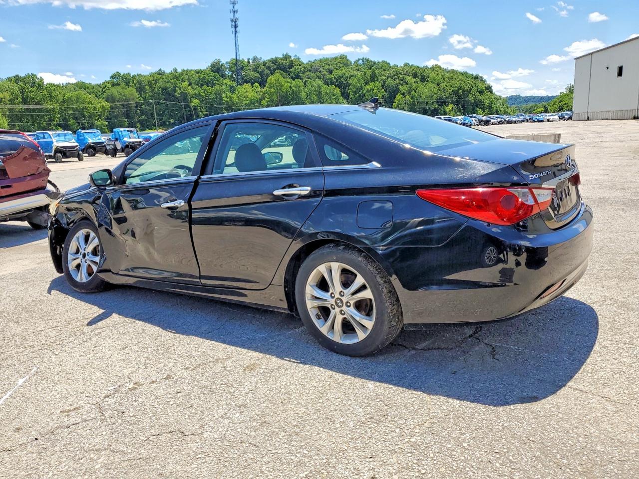 2011 Hyun Sonata Черный vin: 5NPEC4AC5BH129774