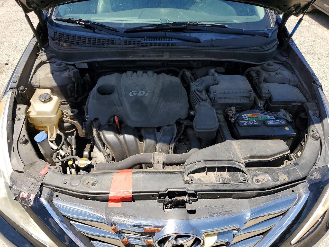 2011 Hyun Sonata Черный vin: 5NPEC4AC5BH129774